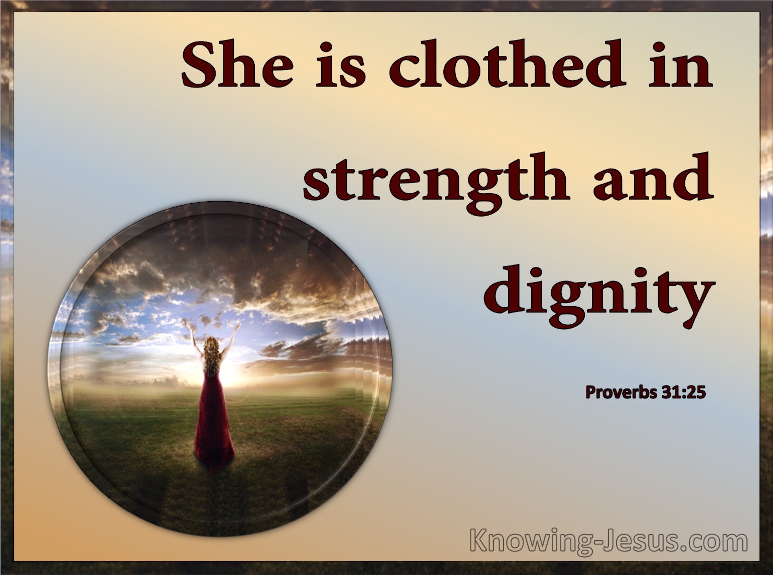 What Does Proverbs 31:25 Mean?